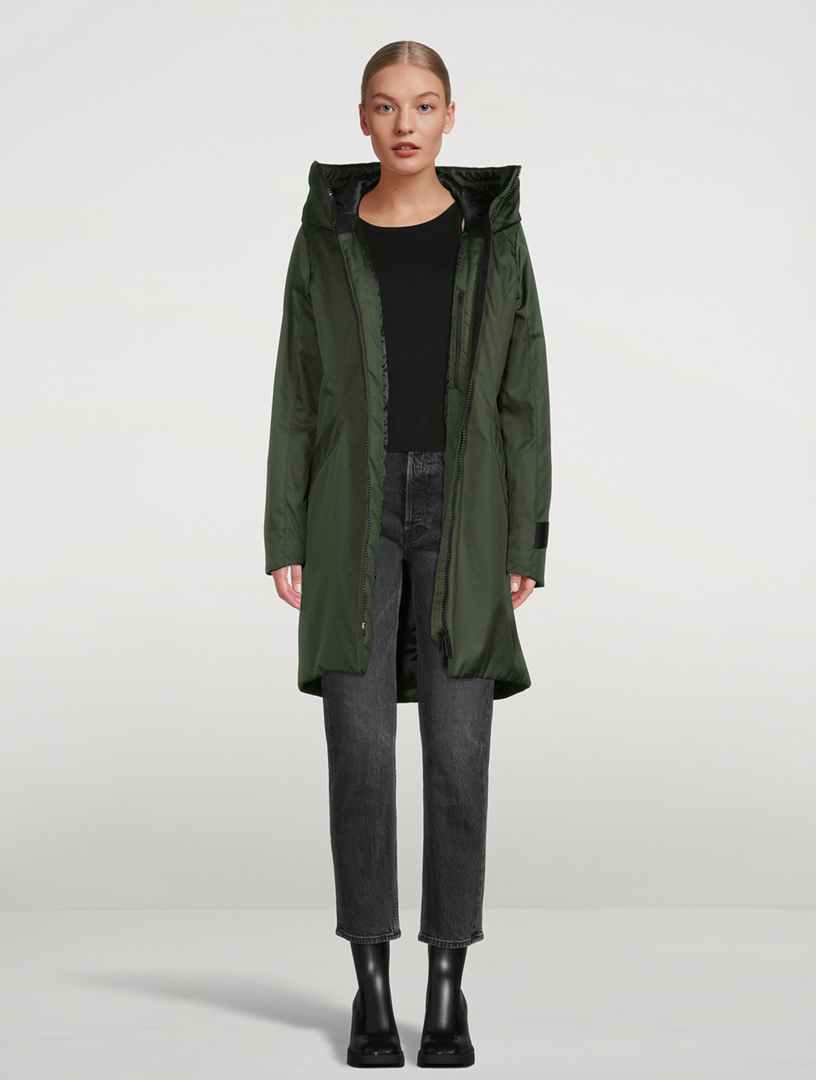 three quarter length parka