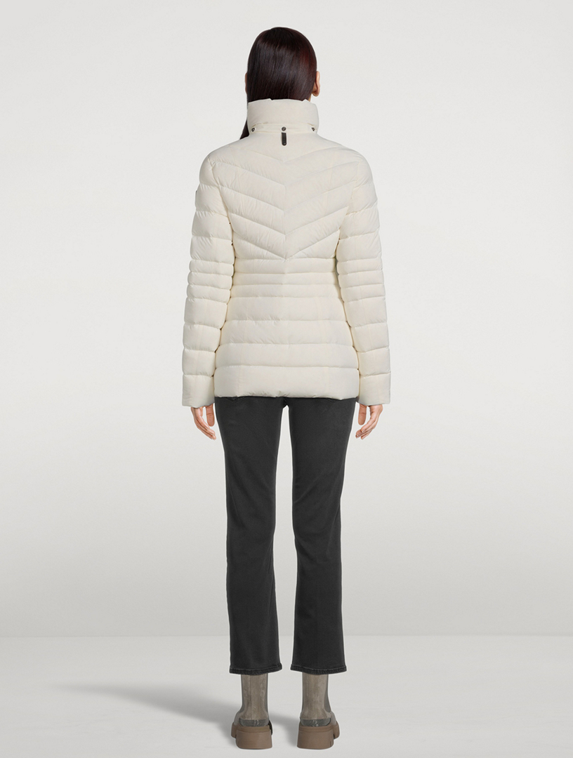 MACKAGE Manteau Patsy Agile 300 en duvet avec peau de mouton Femmes Blanc