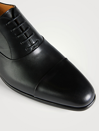 MAGNANNI Leather Oxford Shoes Men's Black