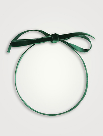 JOOMI LIM Velvet Choker Necklace Women's Green