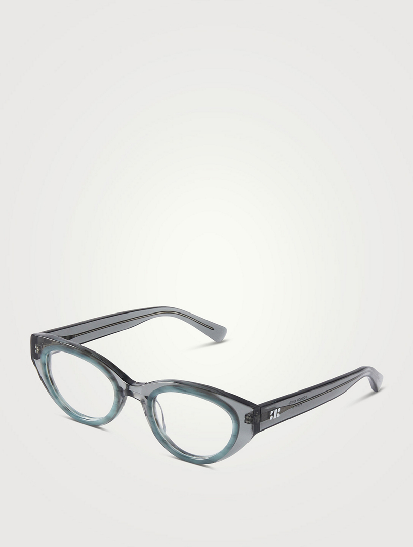FRENCH KIWIS Camille Optical Cat Eye Reader Glasses Women's Grey