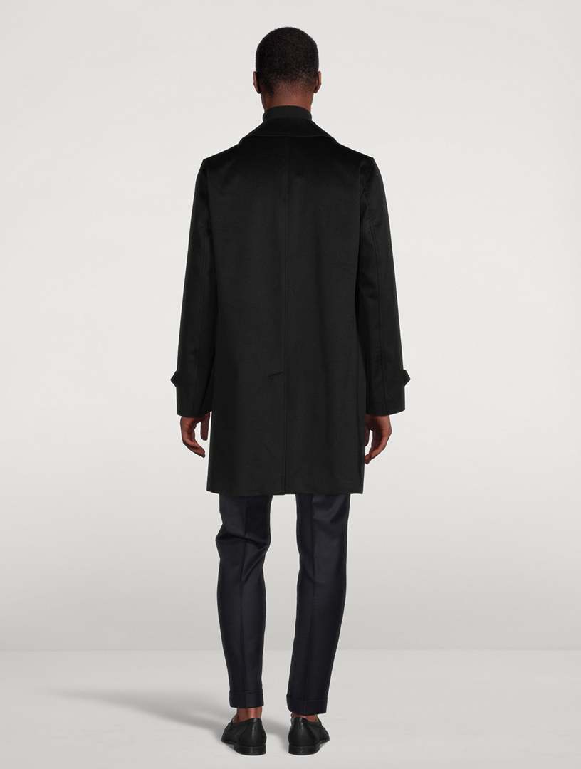 HERNO Wool And Cashmere Top Coat Men's Black