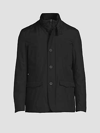 HERNO Laminar Gore-Tex 2-Layer Blazer Coat Mens Black