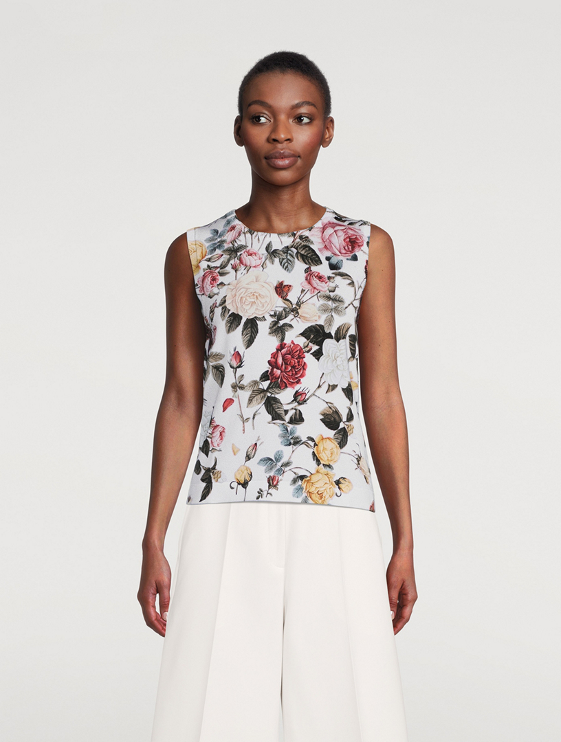 OSCAR DE LA Tank Top In Print | Holt Renfrew