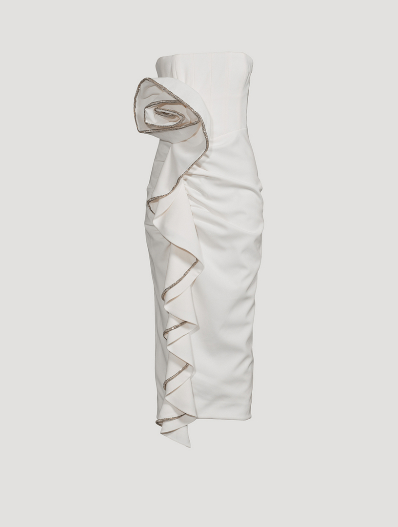 RACHEL GILBERT Santiago Strapless Midi Dress | Holt Renfrew Canada