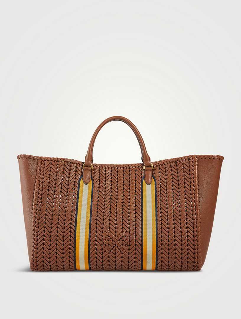 ANYA HINDMARCH The Neeson Nastro Leather Tote Bag | Holt Renfrew