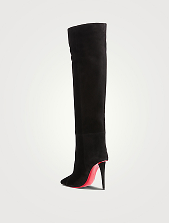 CHRISTIAN LOUBOUTIN Astrilarge Suede Knee-High Boots Women's Black