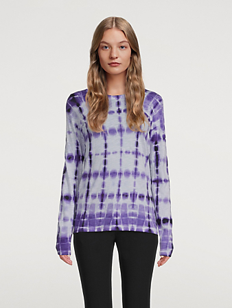 PROENZA SCHOULER Tie-Dye T-Shirt  Purple