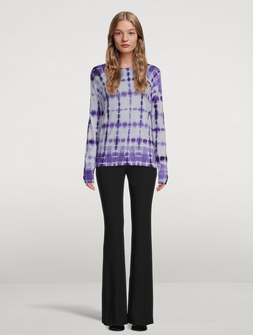 PROENZA SCHOULER Tie-Dye T-Shirt  Purple