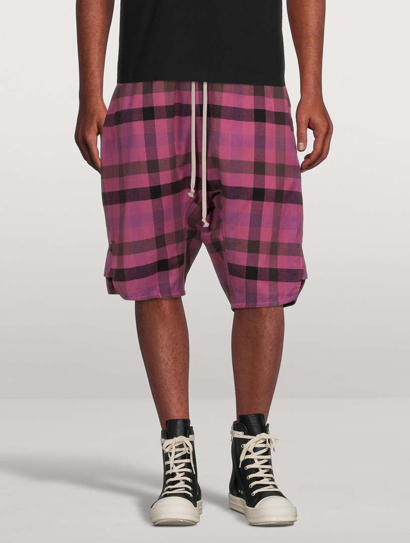 Basket Swinger Shorts In Plaid Print