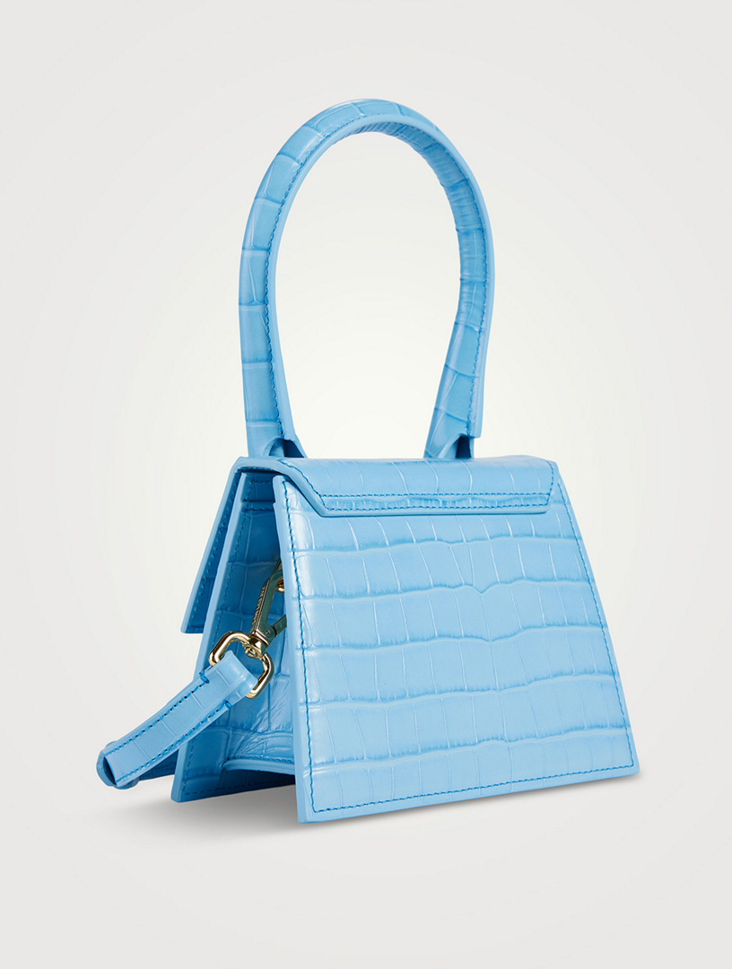 JACQUEMUS Le Chiquito Moyen CrocEmbossed Leather Bag Holt Renfrew Canada