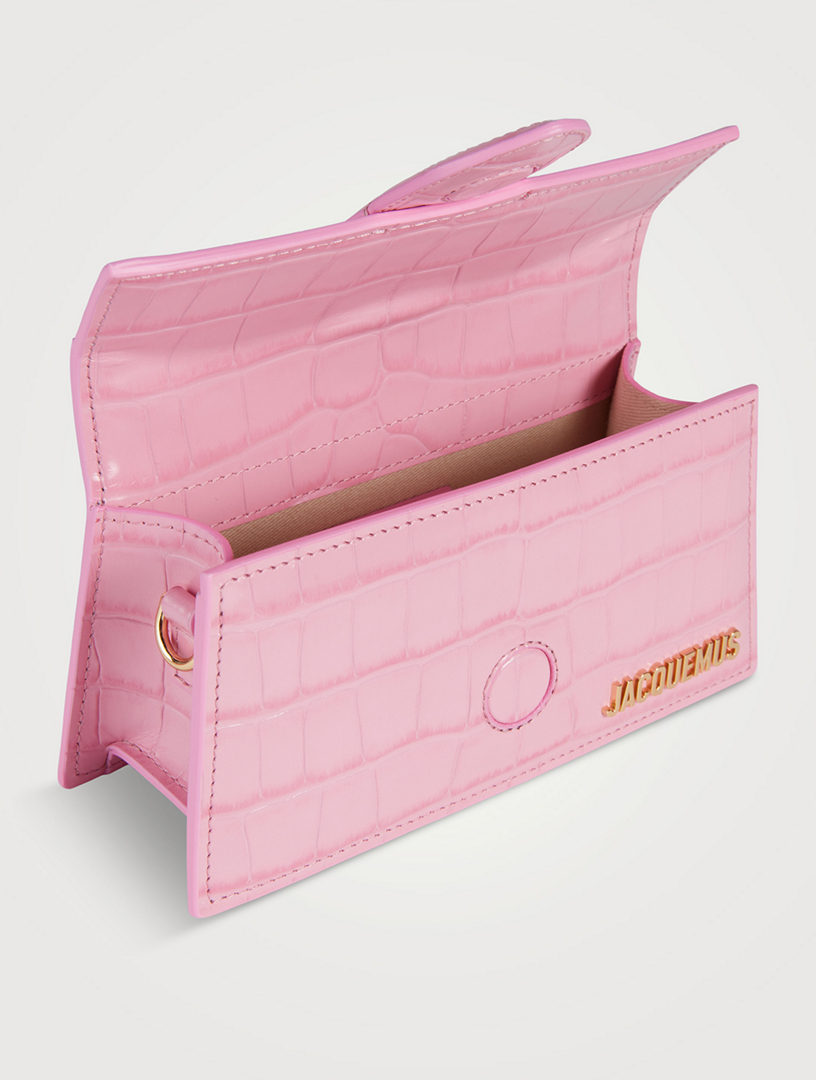 JACQUEMUS Le Bambino CrocEmbossed Leather Envelope Bag Holt Renfrew