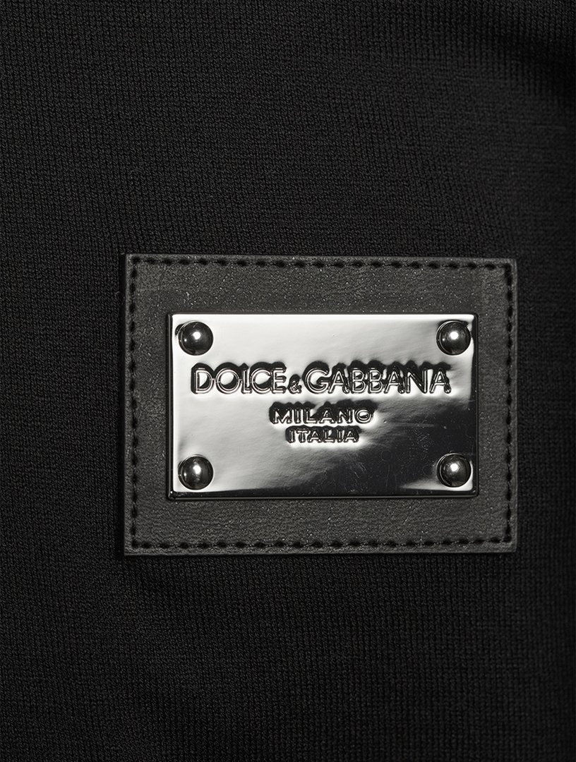 DOLCE & GABBANA Cotton T-Shirt With Logo Tag | Holt Renfrew Canada