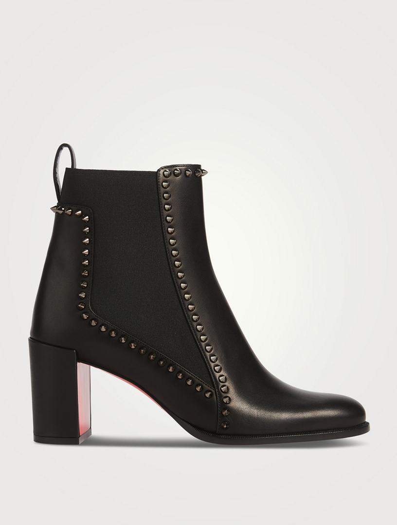 CHRISTIAN LOUBOUTIN Out Line Spike Leather Chelsea Boots | Holt Renfrew ...