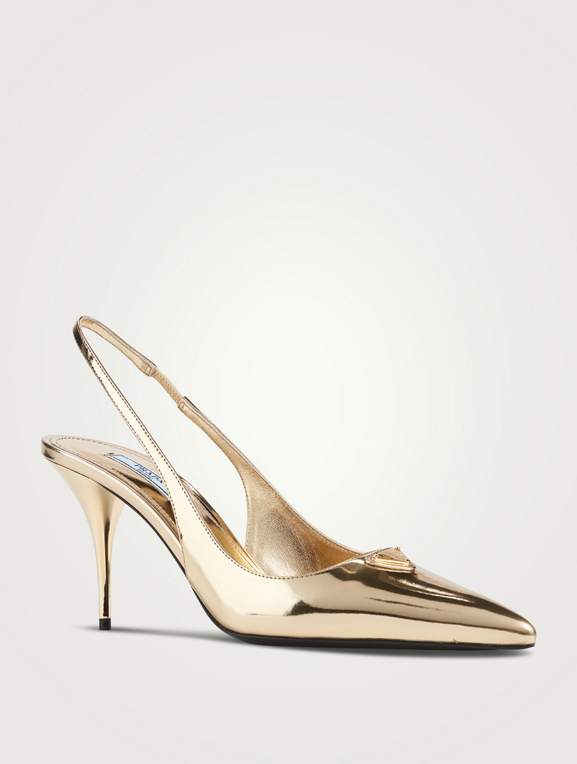 PRADA Leather Slingback Pumps | Holt Renfrew Canada