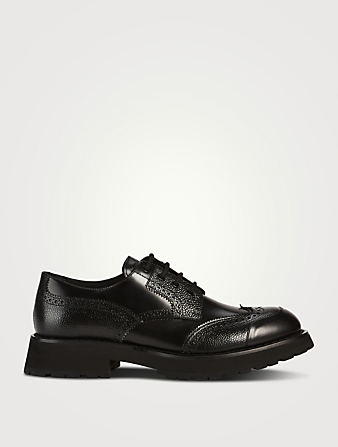 Punk Worker Leather Derby Shoes