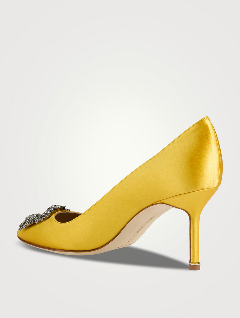 MANOLO BLAHNIK Hangisi 70 Satin Pumps | Holt Renfrew Canada