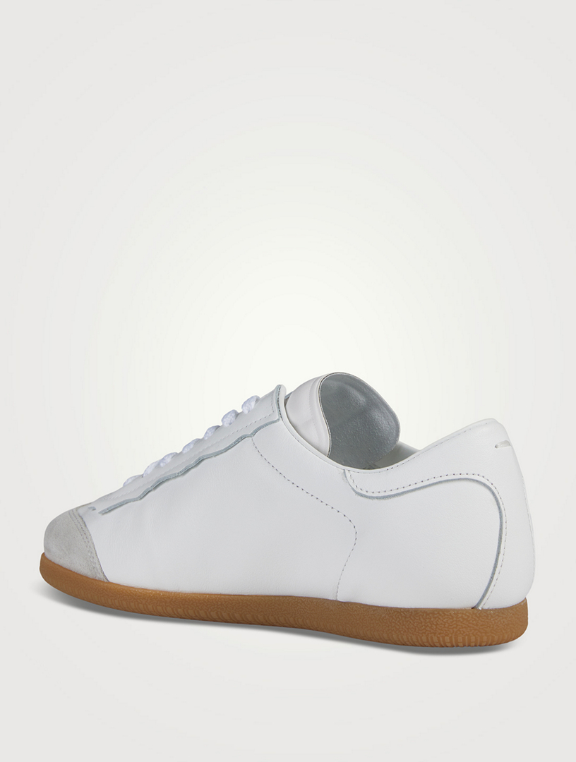 MAISON MARGIELA Leather And Suede Sneakers | Holt Renfrew Canada