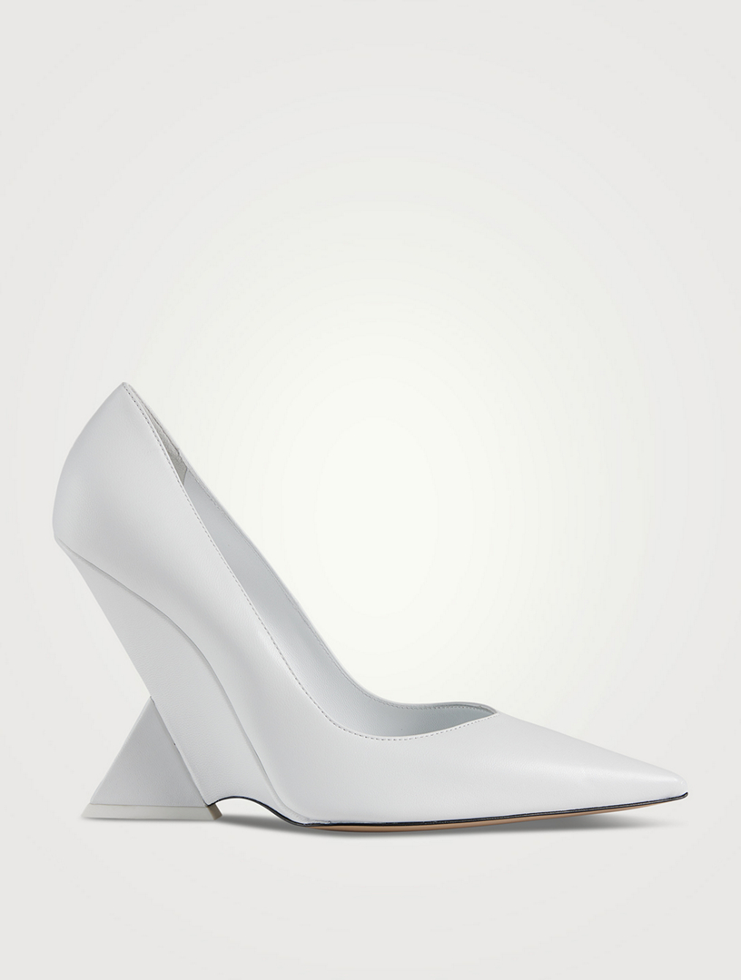 THE ATTICO Cheope Leather Wedge Pumps | Holt Renfrew Canada