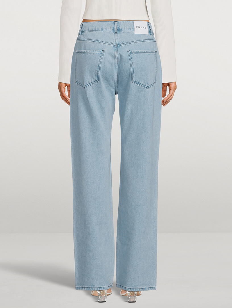 FRAME Le Jane Embellished StraightLeg Jeans Holt Renfrew Canada