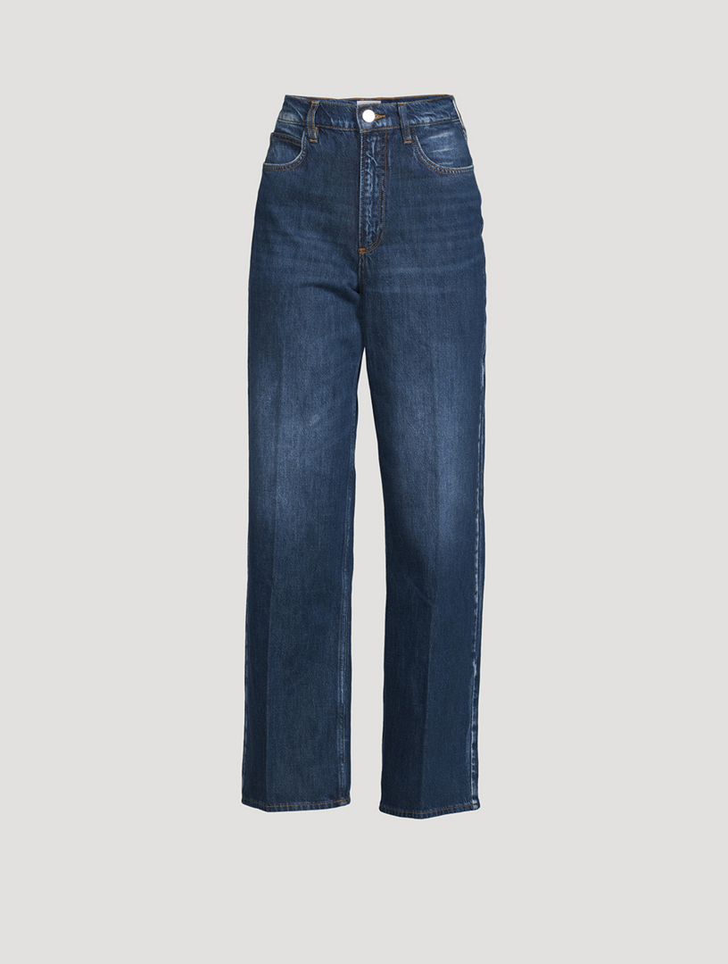 FRAME Le High 'N' Tight WideLeg Jeans Holt Renfrew Canada