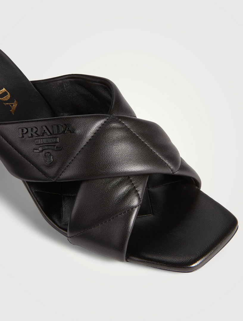 PRADA Quilted Leather Mules | Holt Renfrew Canada