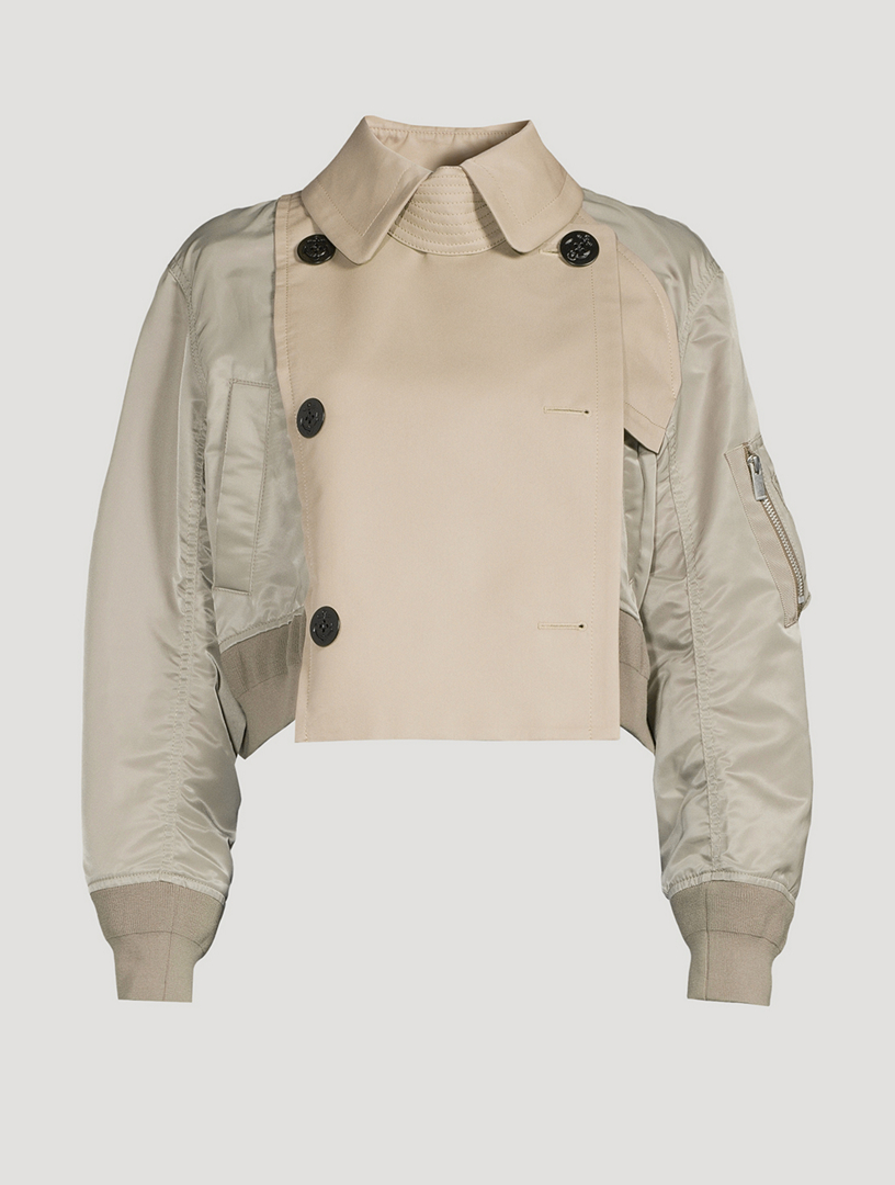 SACAI Nylon Twill Blouson Jacket | Holt Renfrew Canada