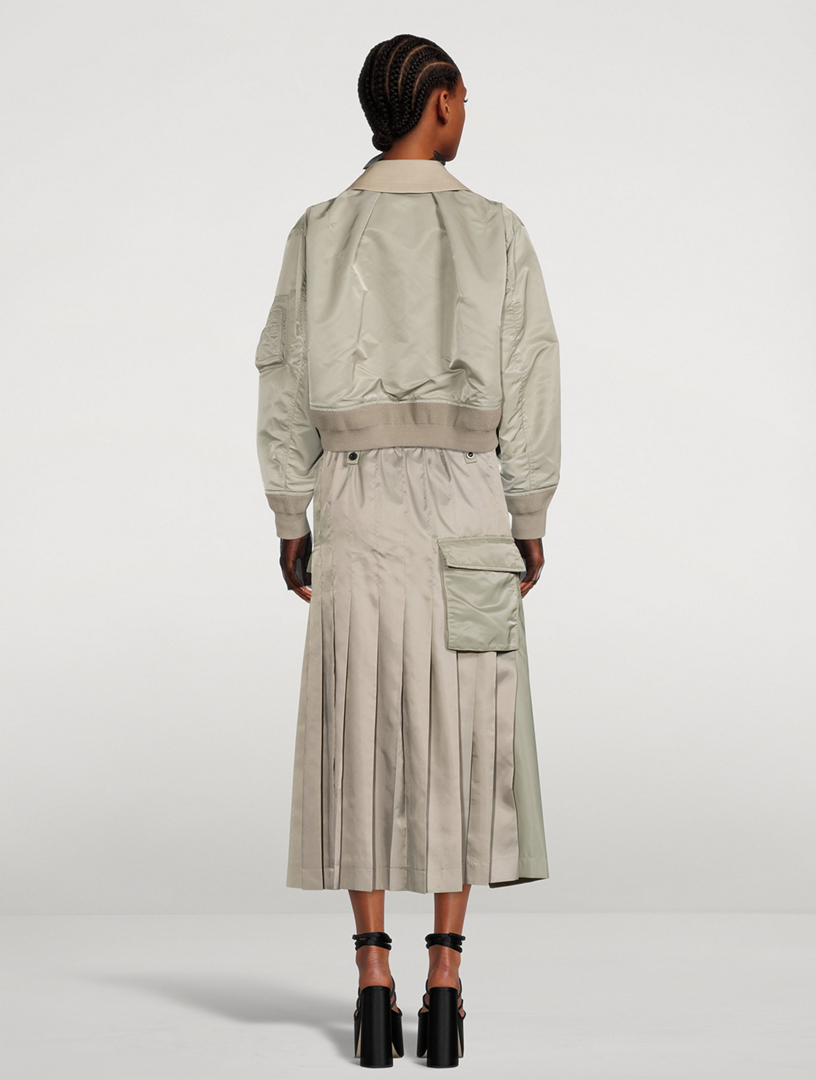 SACAI Nylon Twill Blouson Jacket | Holt Renfrew Canada