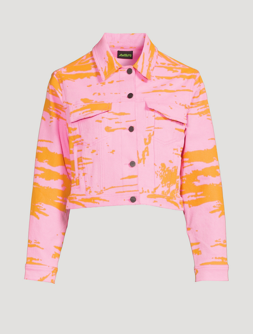 AGR Printed Denim Jacket | Holt Renfrew Canada