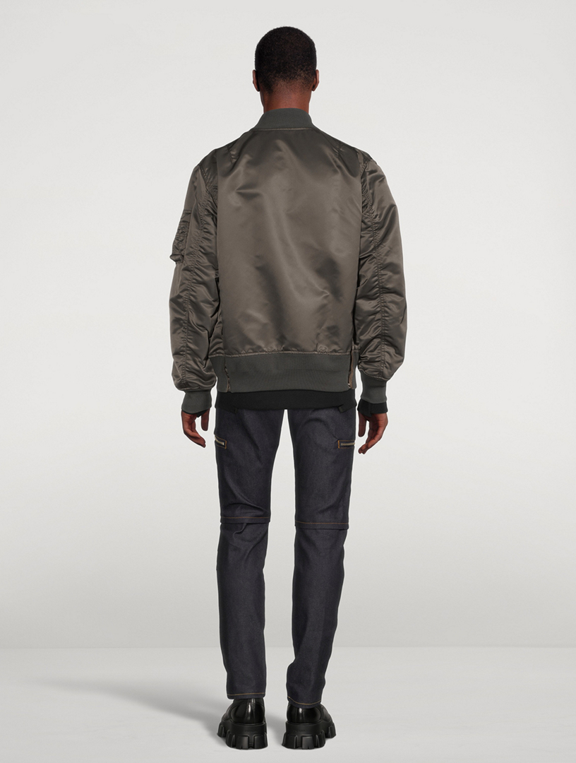 SACAI Nylon Twill Blouson Jacket | Holt Renfrew Canada