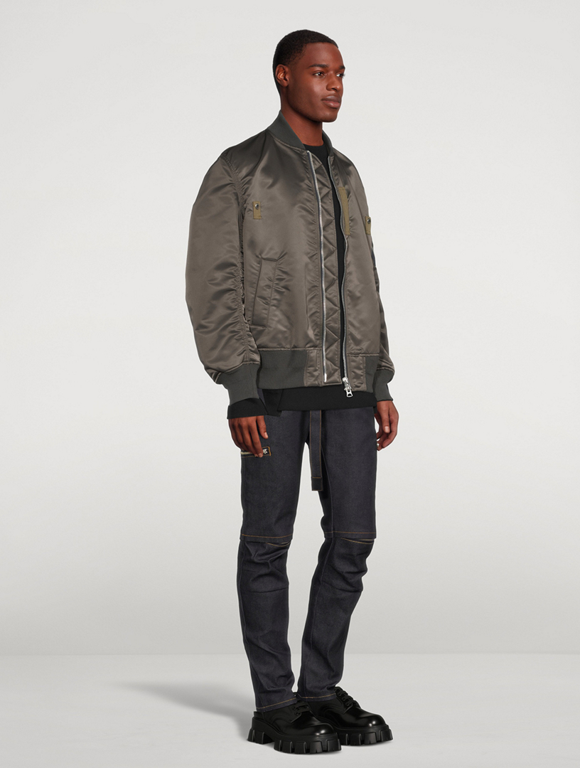 SACAI Nylon Twill Blouson Jacket | Holt Renfrew Canada