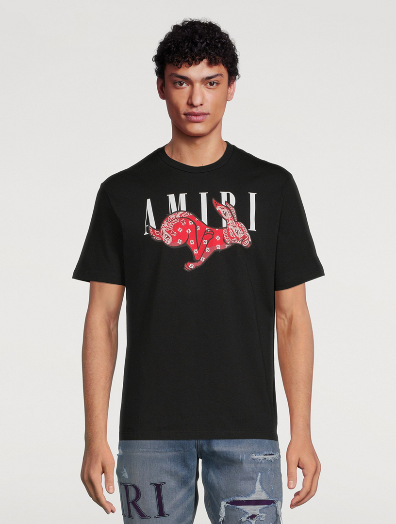 AMIRI Rabbit Cotton Logo T-Shirt | Holt Renfrew Canada