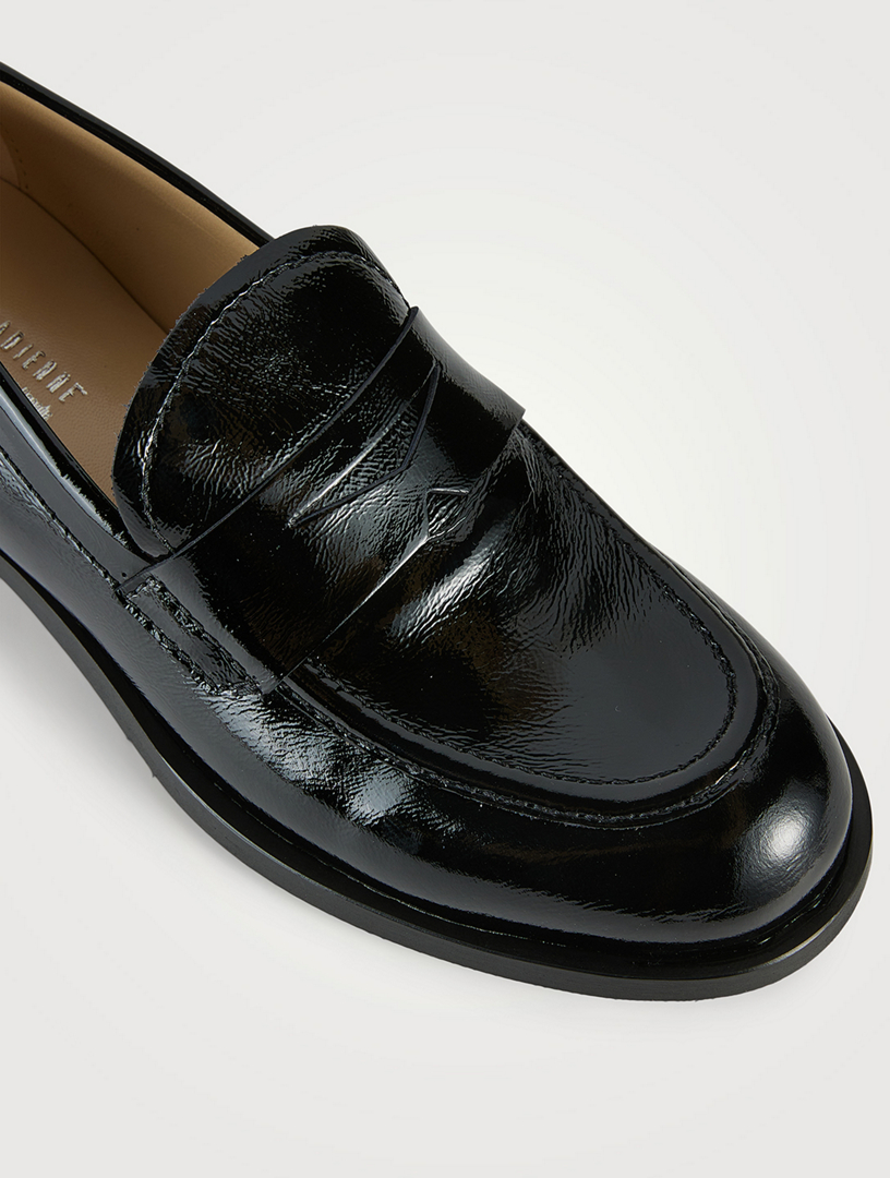 LA CANADIENNE Dominic Patent Leather Penny Loafers Holt Renfrew Canada