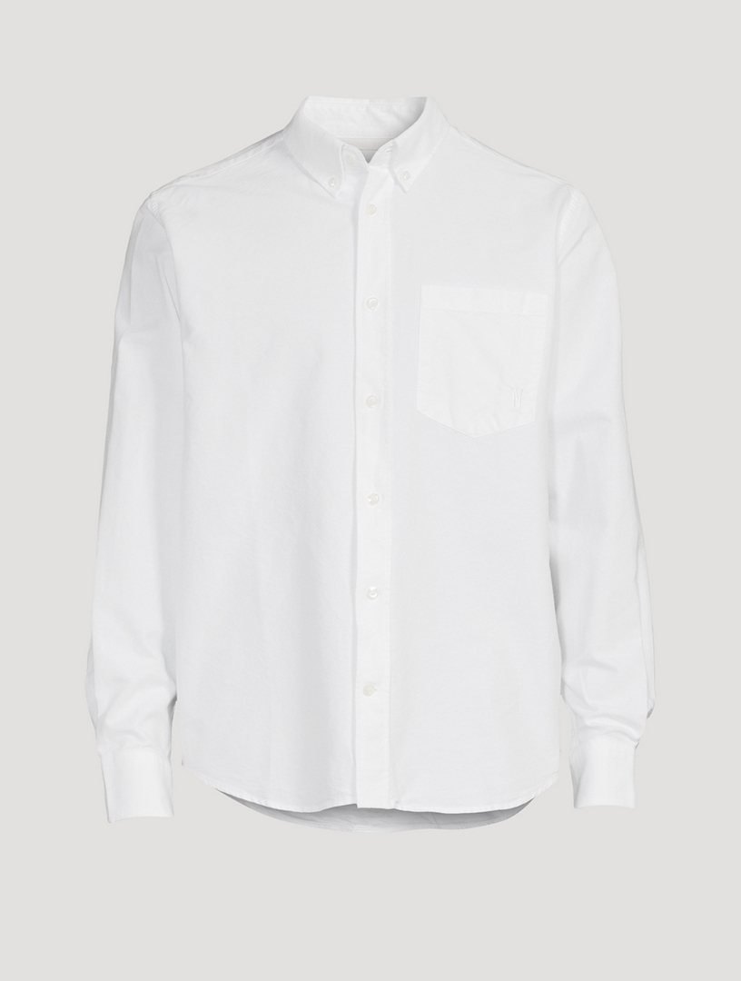 NORSE PROJECTS Algot Organic Cotton Oxford Shirt With Monogram