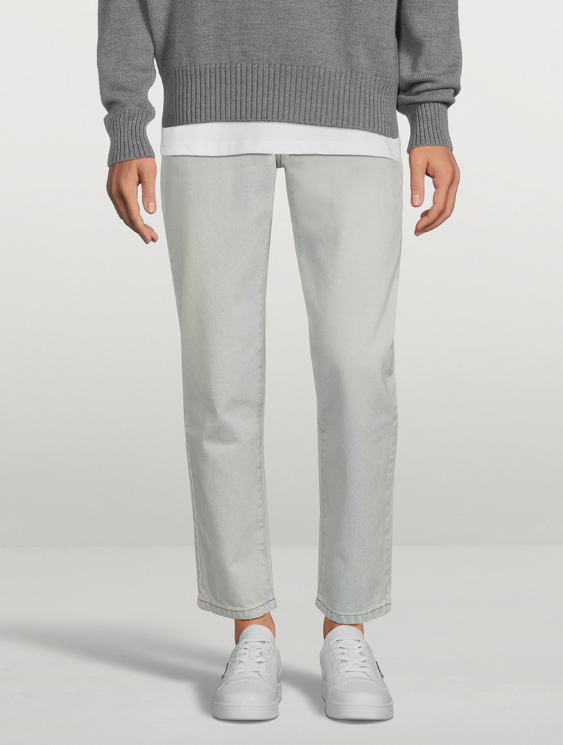 AMI PARIS Cotton Tapered-Fit Jeans | Holt Renfrew Canada
