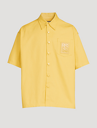 RAF SIMONS Oversized Denim Shirt  Yellow