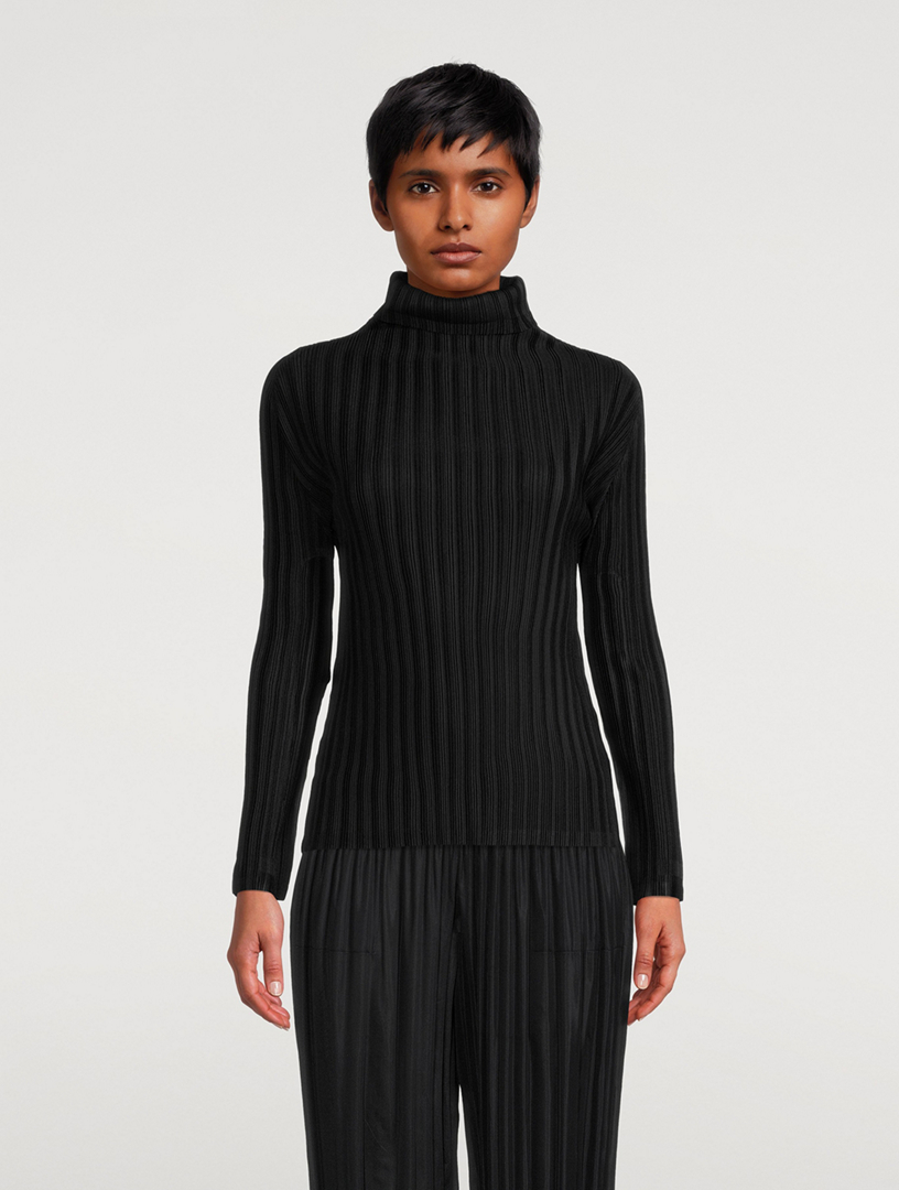 PLEATS PLEASE ISSEY MIYAKE Rib Pleats Basics Top | Holt Renfrew Canada