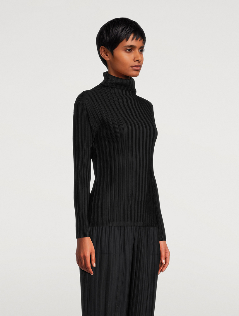 PLEATS PLEASE ISSEY MIYAKE Rib Pleats Basics Top | Holt Renfrew Canada