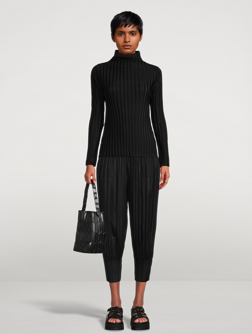 PLEATS PLEASE ISSEY MIYAKE Rib Pleats Basics Top | Holt Renfrew Canada