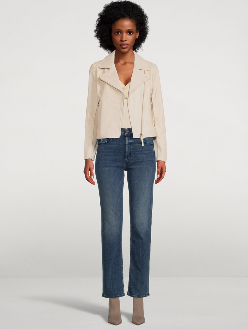 MOTHER The Tomcat Hover High-Waisted Straight-Leg Jeans | Holt Renfrew ...