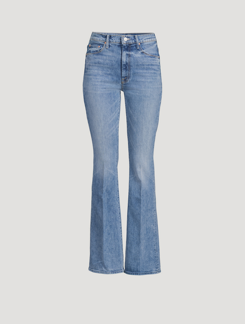 The Weekender Flare Jeans With Slit Hem