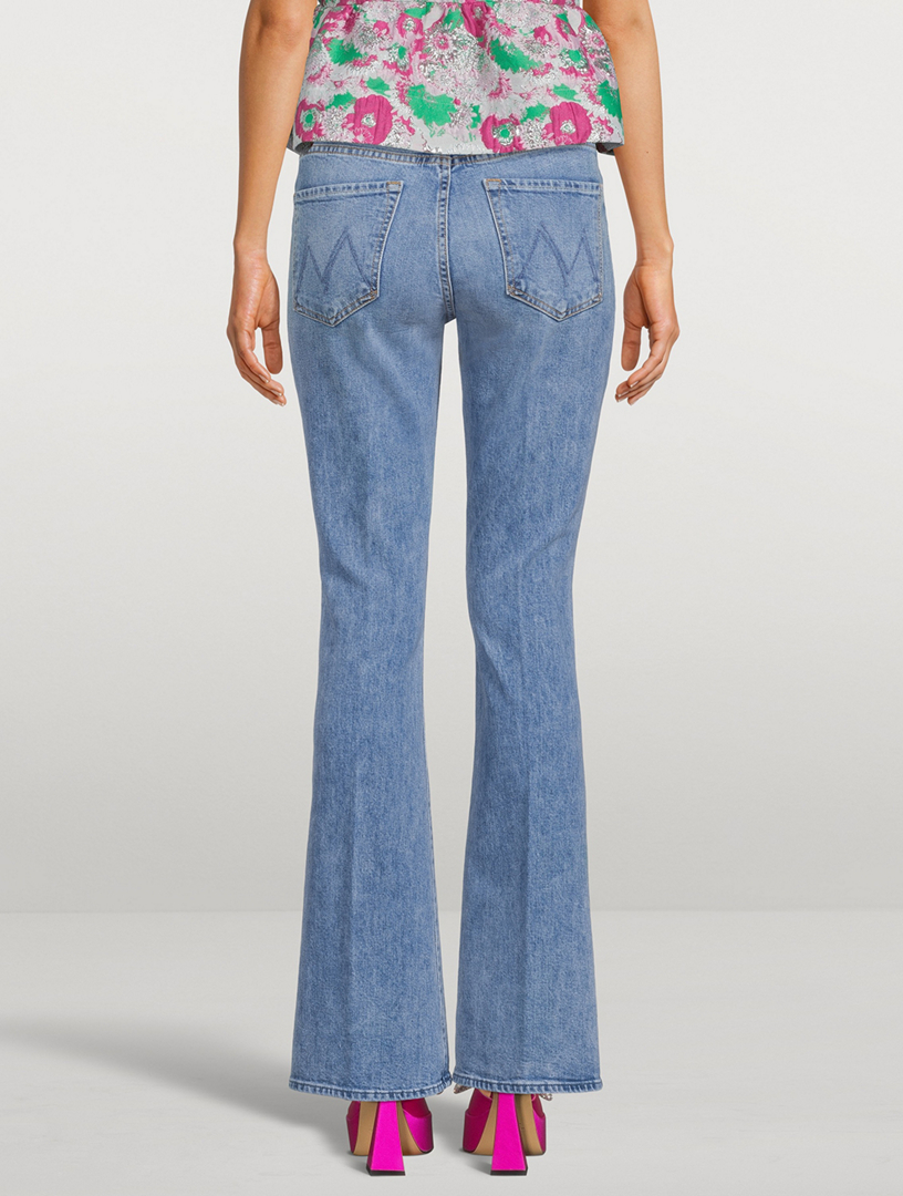 The Weekender Flare Jeans With Slit Hem