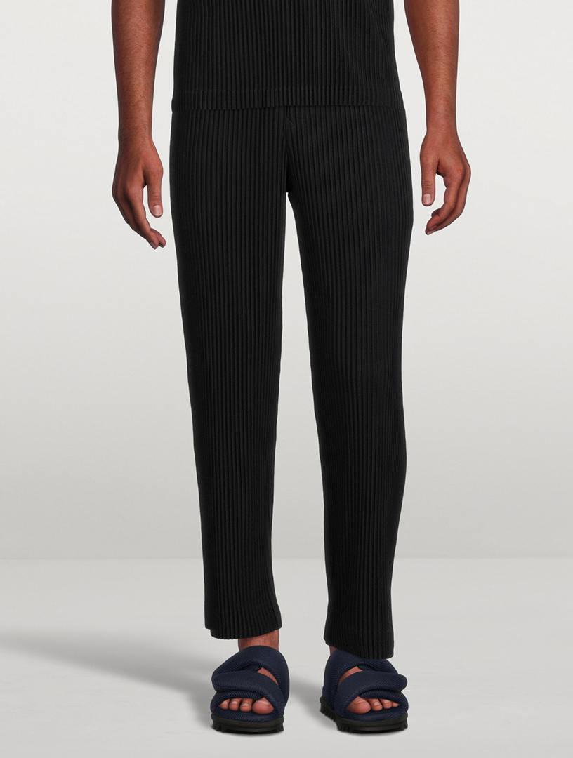 HOMME PLISSÉ ISSEY MIYAKE Basics Straight-Leg Pants | Holt Renfrew