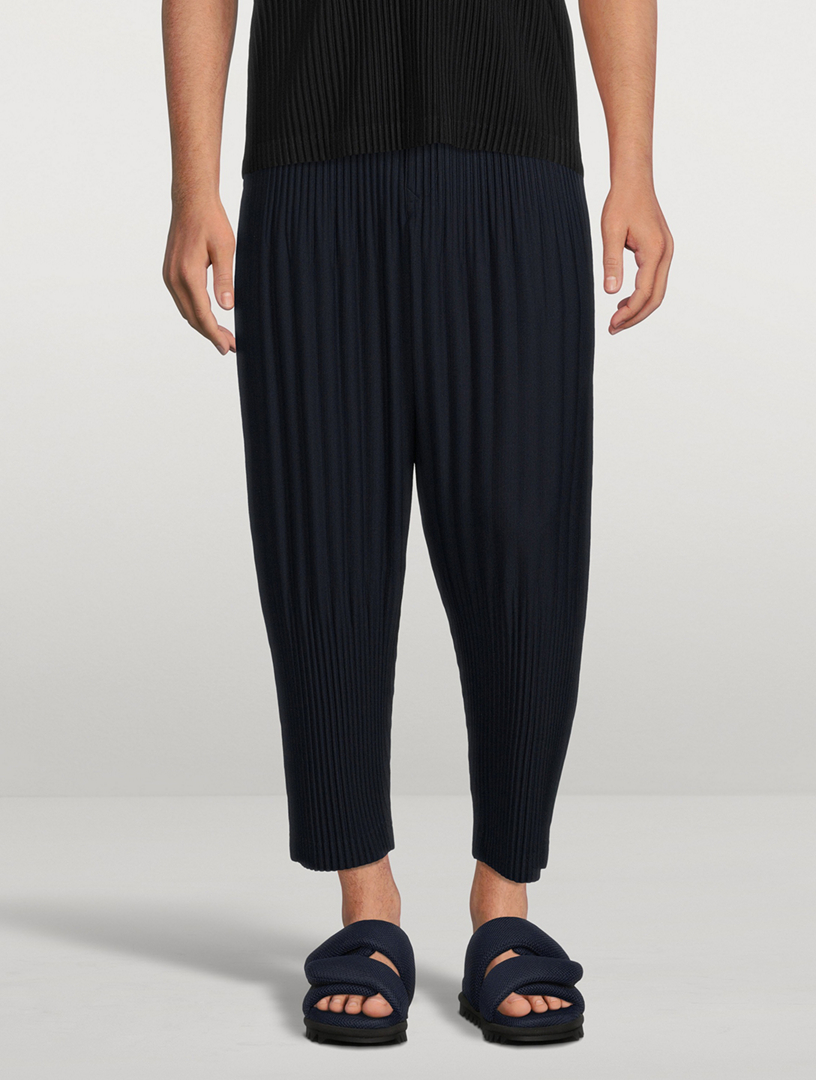 HOMME PLISSÉ ISSEY MIYAKE Basics Tapered-Leg Pants | Holt Renfrew ...