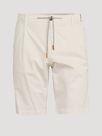 Cotton Stretch Bermuda Shorts