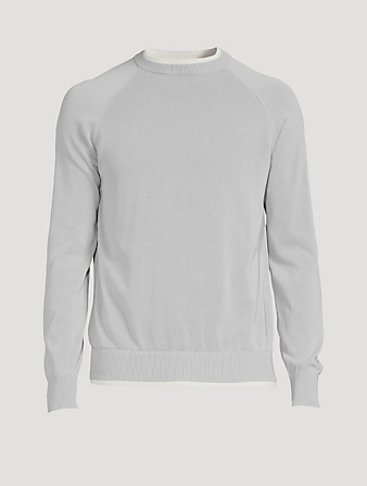 Cotton Layered Sweater