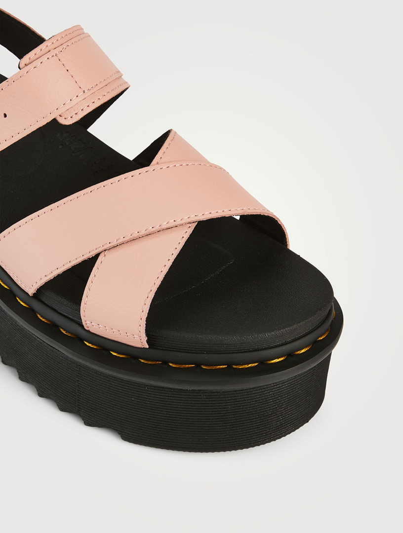 DR. MARTENS Voss II Quad Leather Platform Sandals | Holt Renfrew Canada