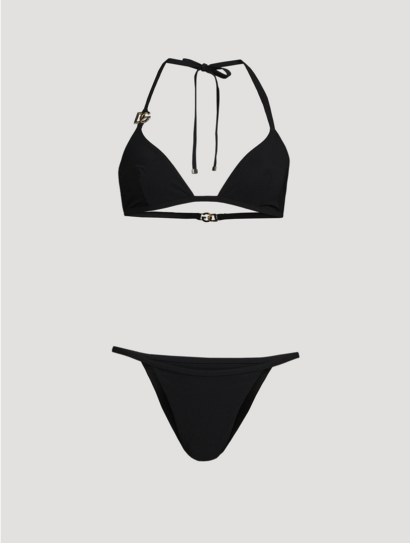 DOLCE & GABBANA Two-Piece Triangle Bikini Swim Set | Holt Renfrew Canada