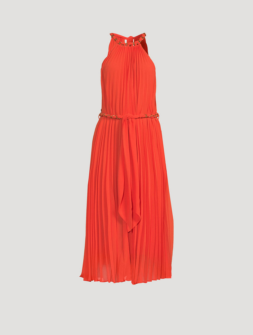 ZIMMERMANN Sunray Pleat Halter Dress | Holt Renfrew Canada