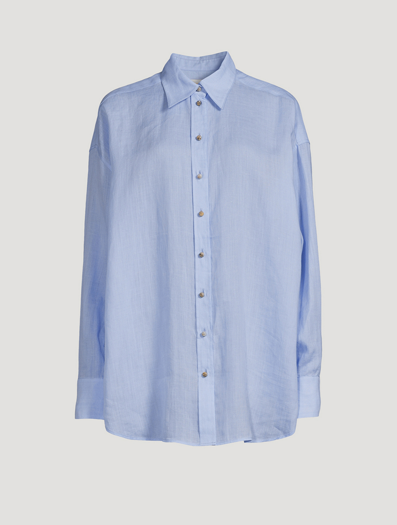 ZIMMERMANN Tama Button-Up Shirt | Holt Renfrew Canada